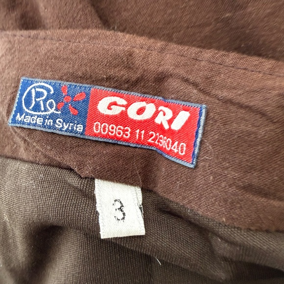 Y2K Boho Beaded Embroidered Chocolate brown maxi skirt - Picture 9 of 9